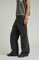 PacSun Black Extreme Baggy Cargo Jeans