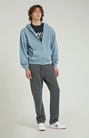 Pacsun Washed Black Straight Leg Sweatpants