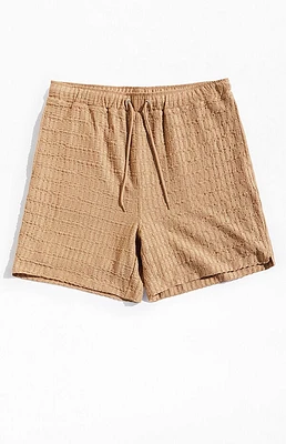 Pacsun Brown Textured Shorts