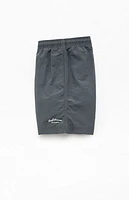 Pacsun Gray Collegiate 6.5" Swim Trunks