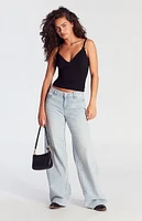PacSun Casey Low Rise Baggy Jeans Light Indigo Wash
