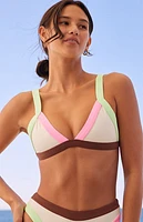 ONEONE Colorblock Kameron Triangle Bikini Top