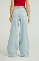 PacSun Jessie Light Indigo High Waisted Baggy Jeans