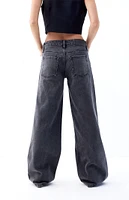 PacSun Casey Black Ripped Low Rise Baggy Jeans