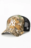 New Era NY Yankees 9FORTY Camo Trucker Hat