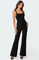 Edikted Bianka Buckle Strap Jumpsuit