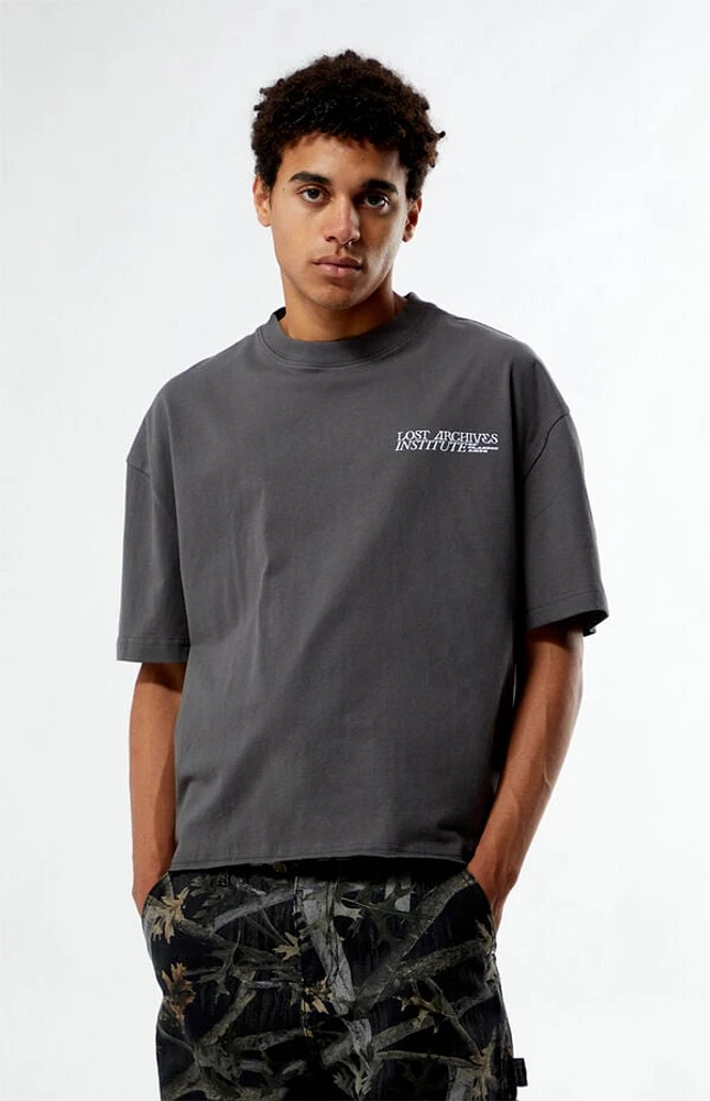 Pacsun Lost Archives Cropped Boxy T-Shirt