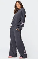 Edikted Bonney Bow Detail Sweatpants