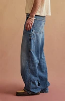 RARE DNM EDIT Dark Blue Carpenter Extreme Baggy Jeans