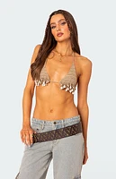 Aruba Beaded Crochet Bra Top