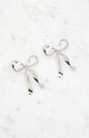 LA Hearts Bow Earrings