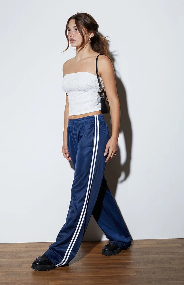 LA Hearts Tricot Wide Leg Track Pants