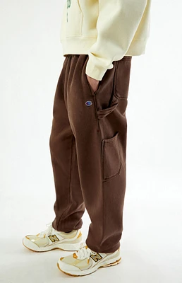 Champion Brown Reverse Weave Carpenter Sweatpants