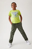 PacSun Kids Elastic Waist Cargo Pants