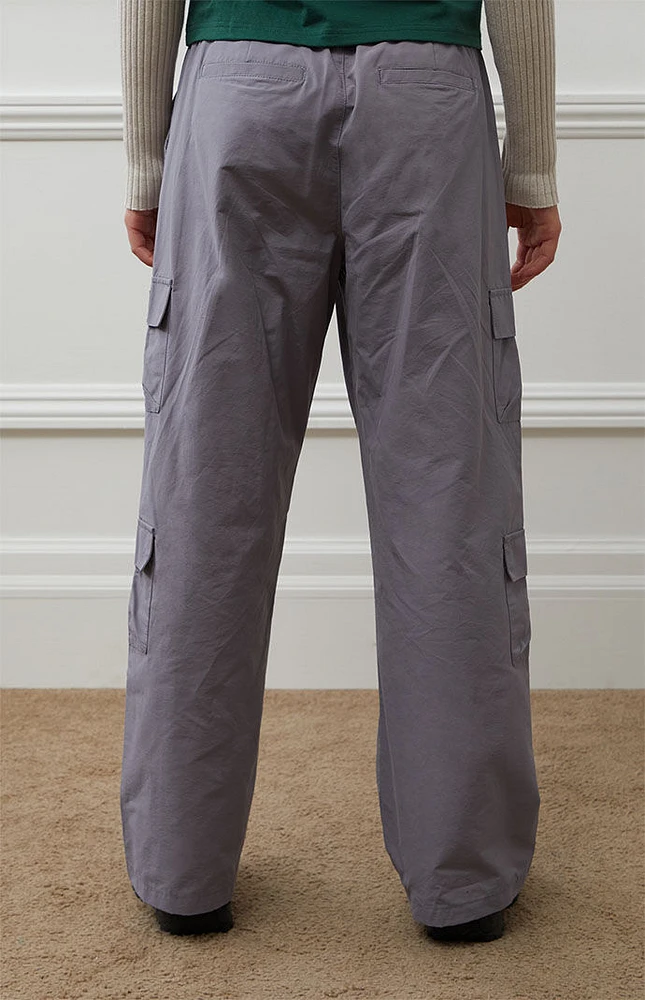 PacSun Kids Silver Baggy Cargo Pants