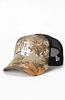 New Era LA Dodgers Camo 9FORTY Trucker Hat