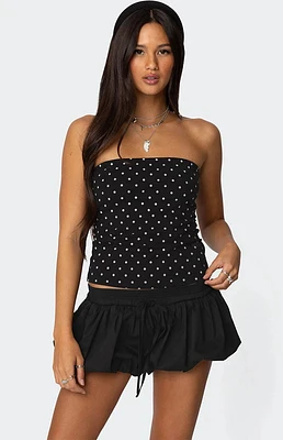 Edikted Polka Dot Built Bra Tube Top