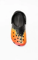 Crocs Kids Classic Flame Clogs