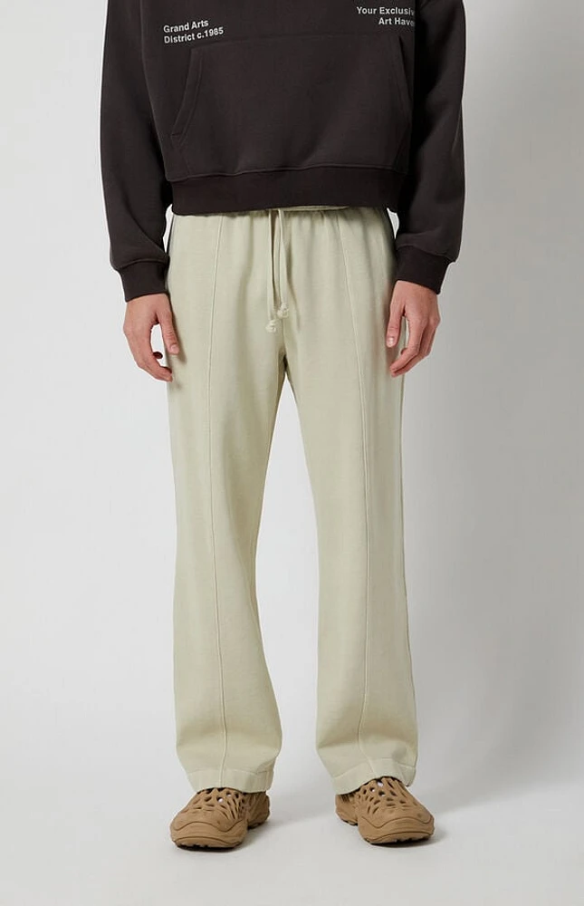 Pacsun Cream Wash Baggy Sweatpants