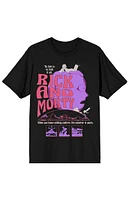 Rick & Morty Trippy Art T-Shirt