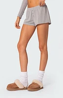 Edikted Homey Pointelle Shorts