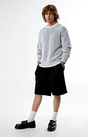 FIELD OF STUDY by Pacsun Black Trouser Baggy Shorts
