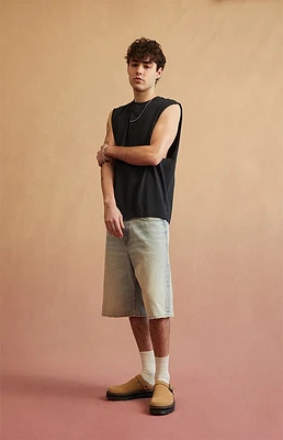 RARE DNM EDIT Light Blue Baggy Denim Shorts