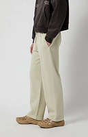 Pacsun Cream Wash Baggy Sweatpants