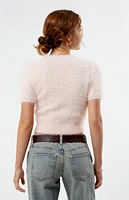 MINKPINK Millie Fluffy Knit T-Shirt