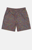 WeSC America Inc Zack Color Warp AOP 5" Swim Trunks