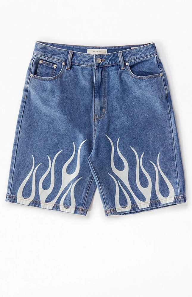 Pacsun Inferno Denim Baggy Shorts