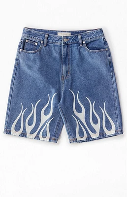 Pacsun Inferno Denim Baggy Shorts