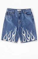 Pacsun Inferno Denim Baggy Shorts