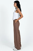 Princess Polly Eco Brown Archer Trousers