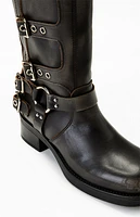 Steve Madden Women's Leather Rocky Boots