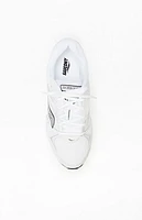 Saucony White & Silver Grid Ride Millennium Shoes