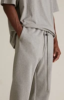 Fear of God Essentials Dark Heather Oatmeal Fleece Sweatpants