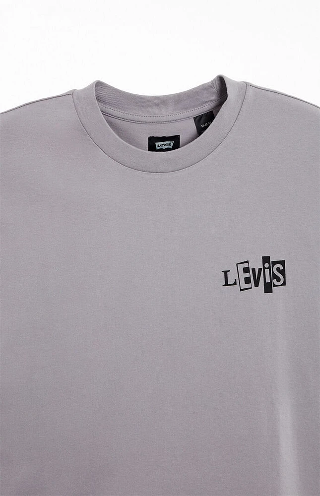 Levi's Gray Skate Graphic Boxy T-Shirt
