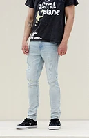 Pacsun Eco Comfort Stretch Indigo Stacked Skinny Jeans
