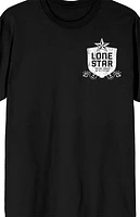Lone Star Armadillo Drinking Beer T-Shirt