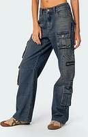 Edikted Baggy Boyfriend Cargo Jeans