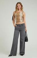 Pacsun Black Low Rise Baggy Pants