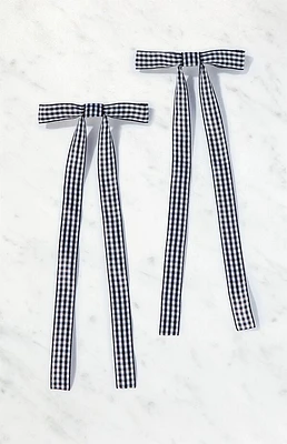Pacsun 2 Pack Gingham Bow Clips