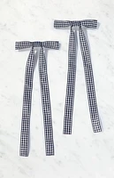 Pacsun 2 Pack Gingham Bow Clips