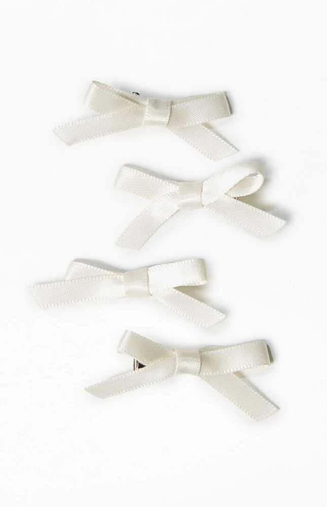 PacSun 4 Back Mini Bow Clips