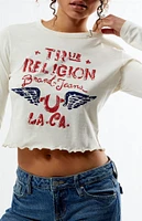 True Religion Distressed Wing Long Sleeve Baby T-Shirt