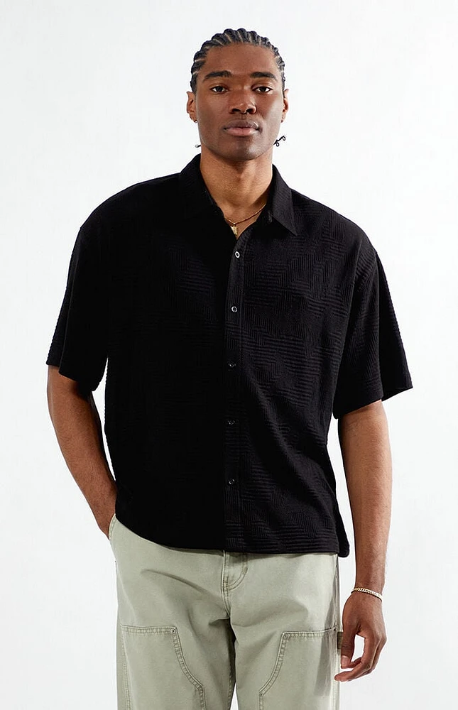 PacSun Bran Short Sleeve Textured Shirt