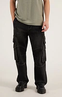 Pacsun Dylan Baggy Cargo Jeans Black