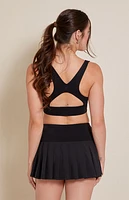 PAC 1980 WHISPER Active Dropped Waist Pleated Mini Skort