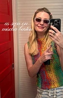 INDY Sunglasses SoHo Glitter  Oval Sunglasses